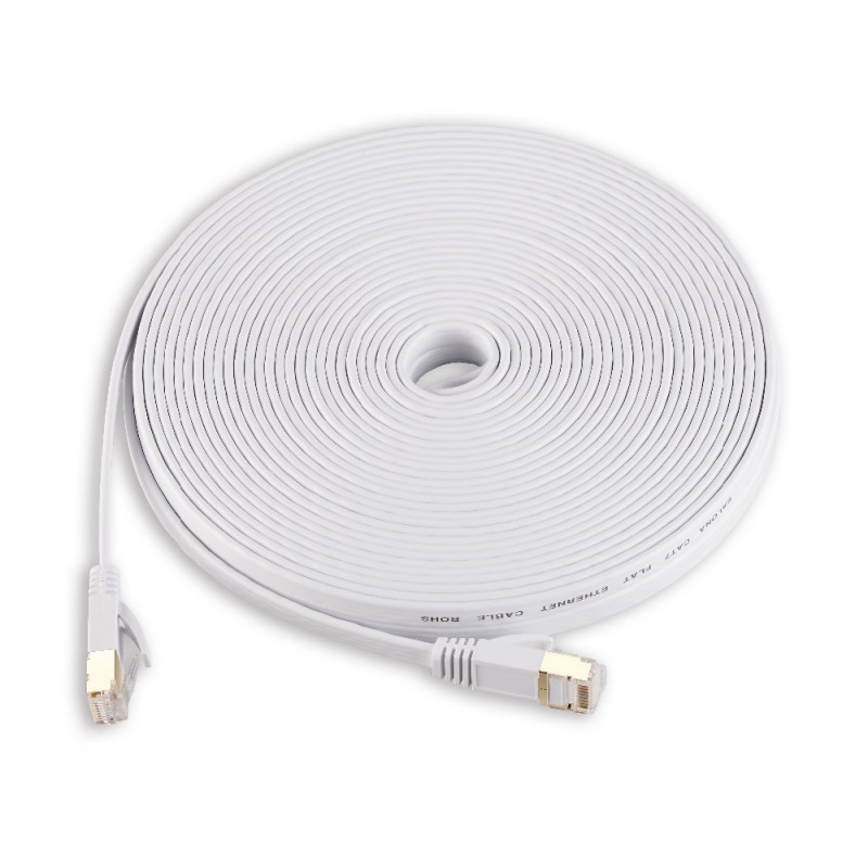 Flat CAT6A Shielded Ethernet Patch Cords