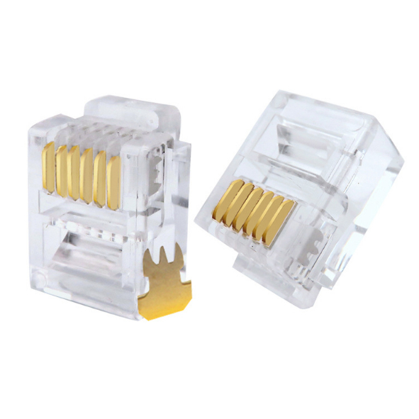 RJ12 Plug 6P6C For Phone Cable